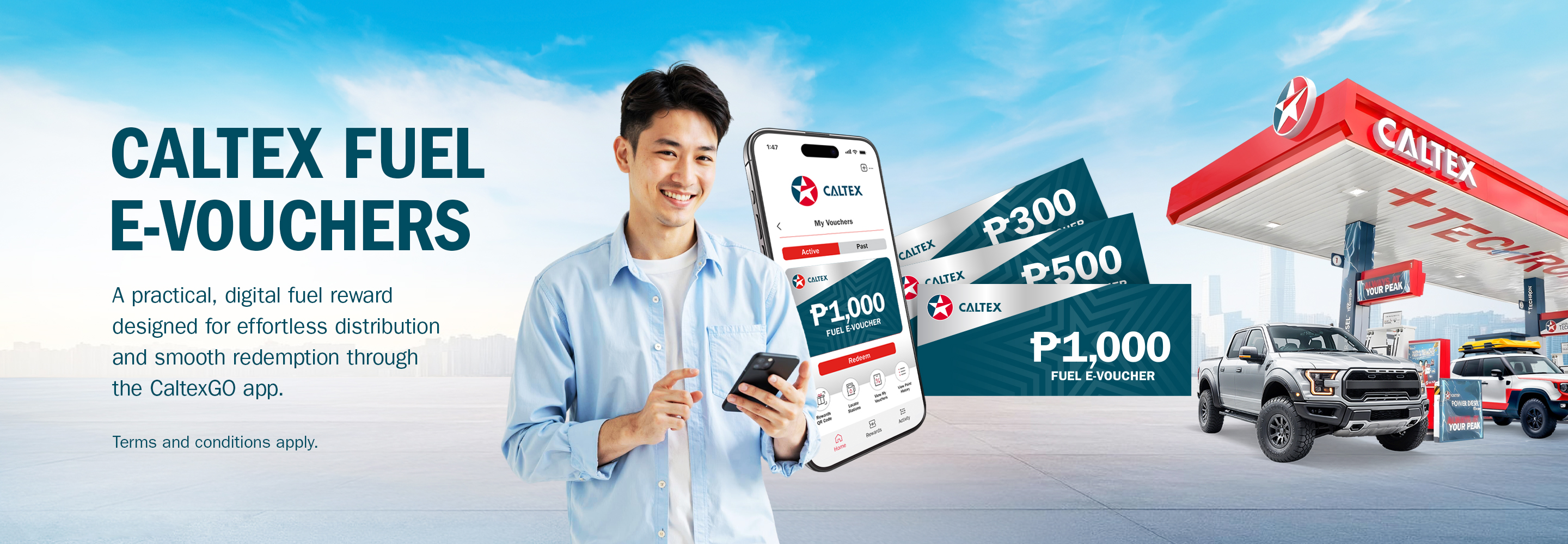 Caltex Fuel E-Vouchers Header