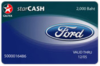 Caltex StarCash Co-brand Ford