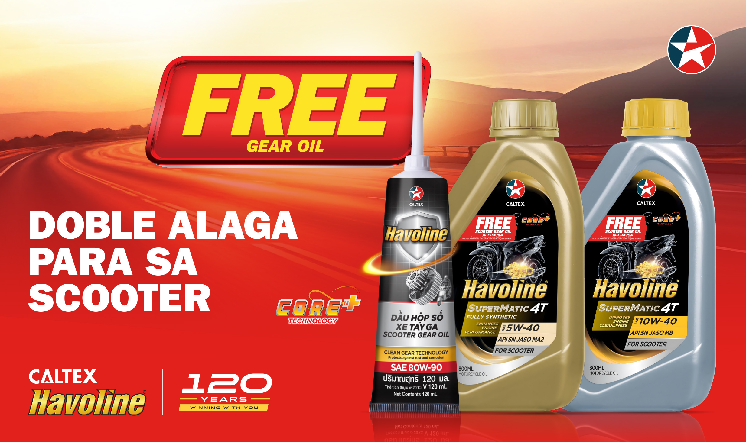 Caltex Havoline FREE Scooter Gear Oil