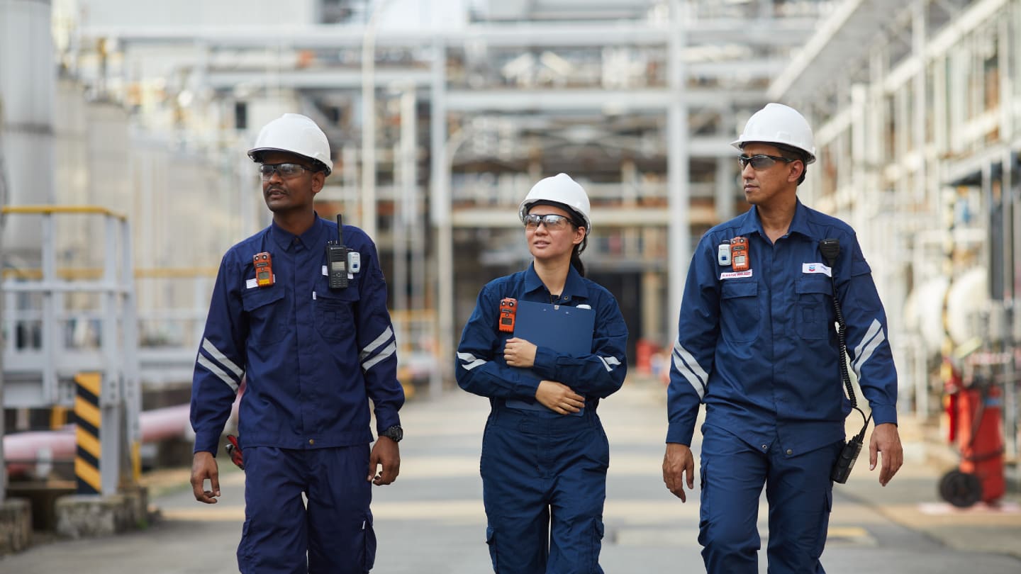 Caltex engineers