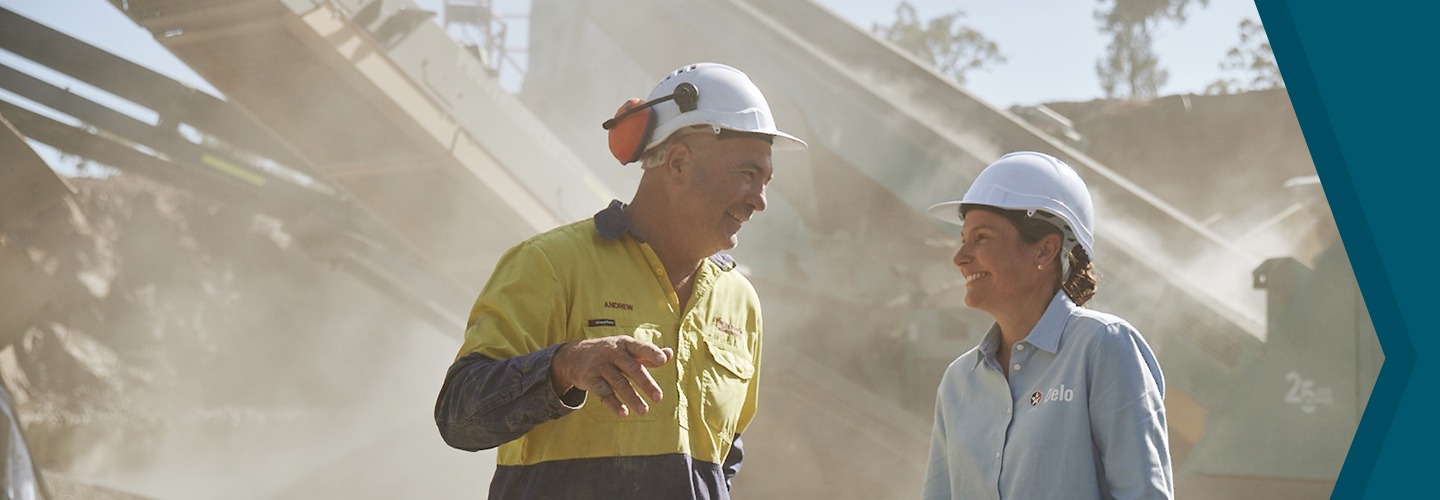 Two Caltex engineers smiling