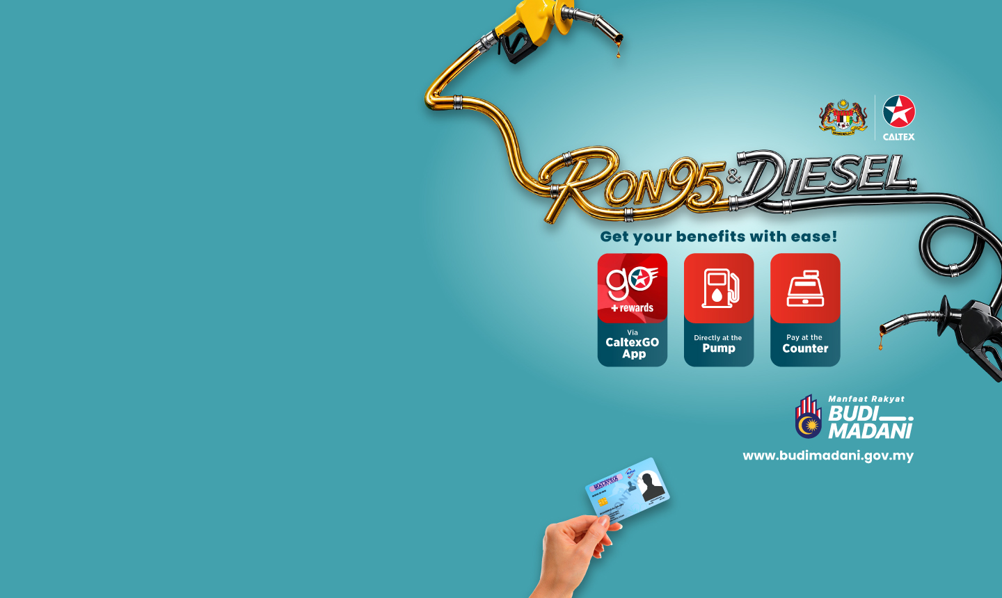 Caltex Malaysia Budi Madani Ron95 and Diesel 