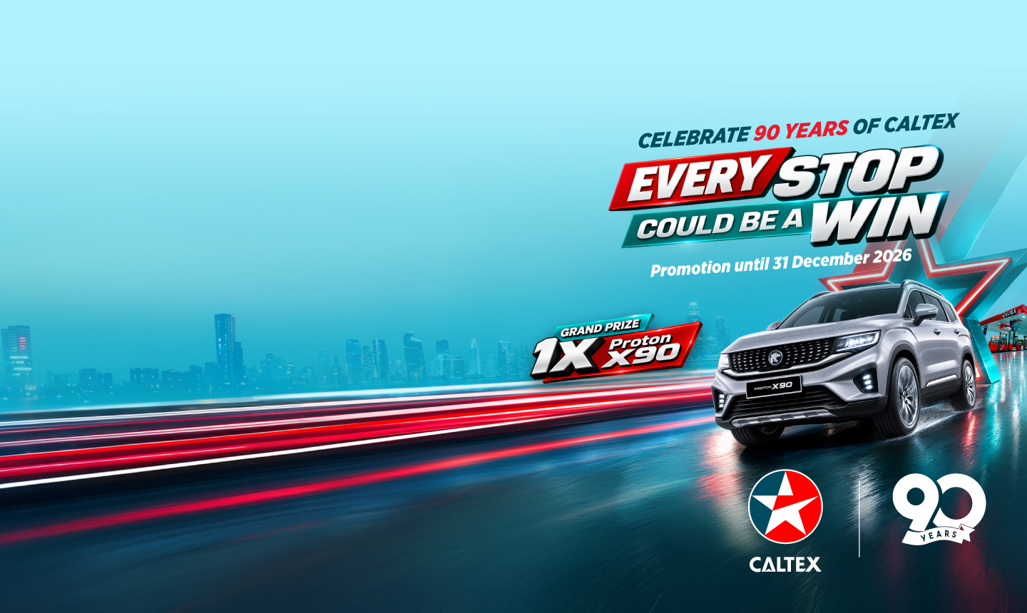 Caltex 90th Anniversary Every Stop Could Be A Win