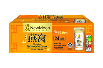 New Moon Bird's Nest White Fungus With American Ginseng & Rock Sugar 