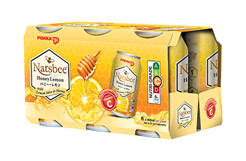 Pokka Natsbee Honey Lemon Juice 6 x 300ml