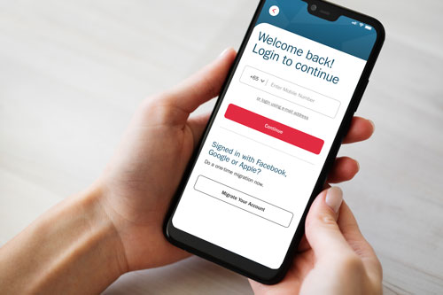 login screen on caltexgo