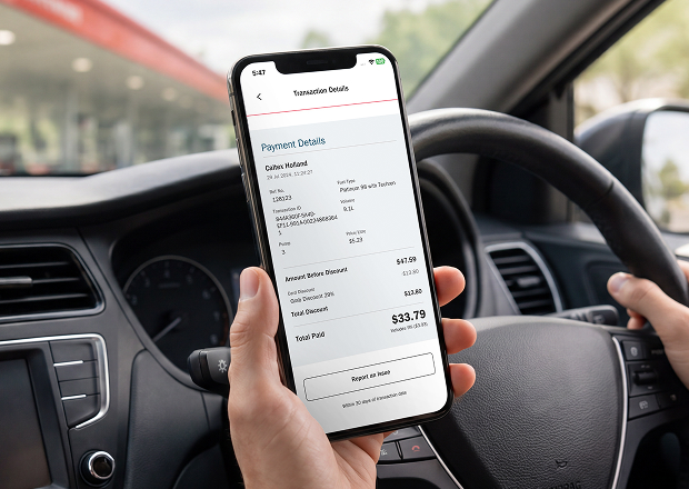 use caltexgo to save