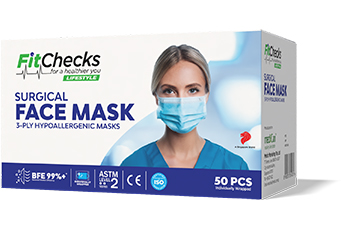 FitChecks Surgical Face Mask 50s