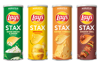 Lay's Stax Asstd 100g