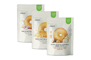 Malkom Black Truffle/Honey Butter/Garlic Butter Bagel Chips 50g