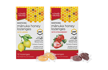 NZ Health Naturally Manuka Honey Lozenges Asstd 54g