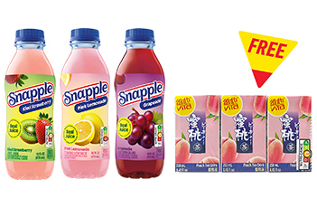 Snapple Asstd 473ml
